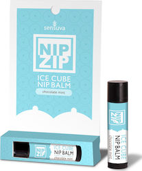 Sensuva Nip Zip Ice Cube Lip Balm Стимулираща с аромат Шоколад мента 4гр