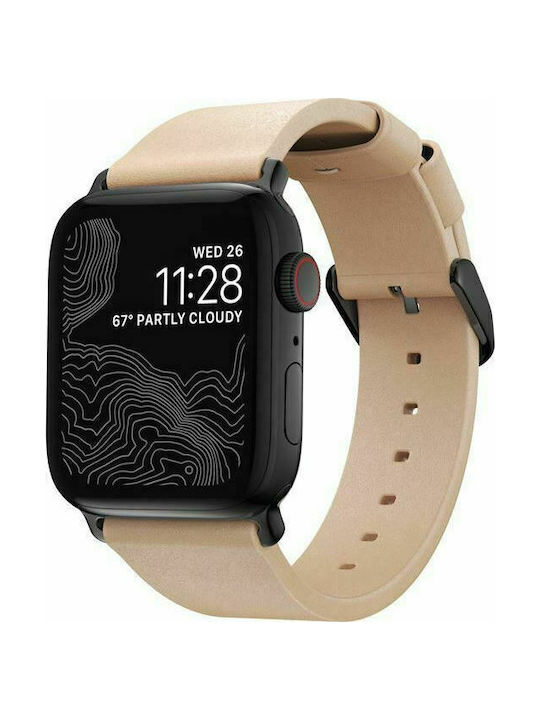 Nomad Modern Slim Strap Strap Leather Black (Apple Watch 38/40/41/42mm) NM10JNB000