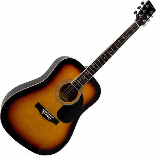 Jacky Jackson Akustisch Gitarre 801 Sunburst