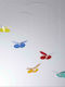 Flensted Mobiles Kinder Dekoratives Zimmermobil Tiere Schmetterlinge 45x68cm
