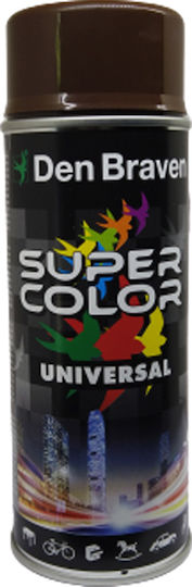 Bostik Den Braven Spray Paint SC Universal Acrylic with Shiny Effect Nut Brown RAL 8011 400ml