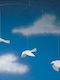 Flensted Mobiles Kinder Dekoratives Zimmermobil Weiß Möwen 50x70cm