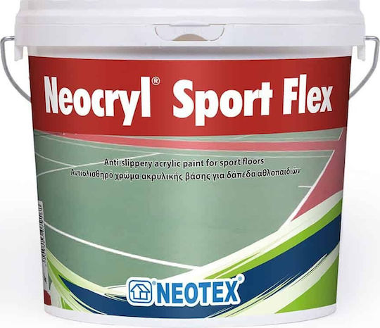 Neotex Neocryl Sport Flex Χρώμα Ακρυλικό Μπλέ RAL 5024 12kg