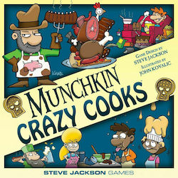 Steve Jackson Games Joc de Masă Munchkin Crazy Cooks pentru 3-6 Jucători 12+ Ani SJG1567