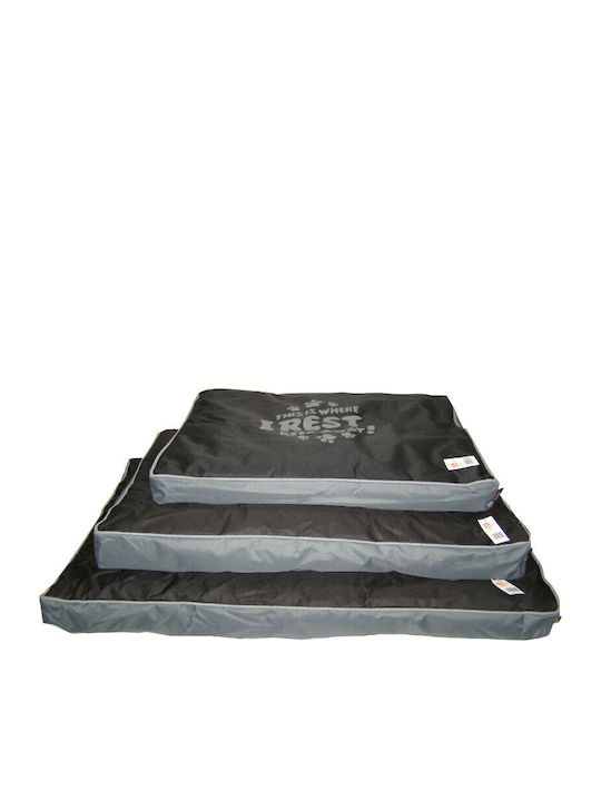 Pet Interest Indoor Mattress Dog Rectangle Blac...