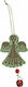 93-2688 Hanging Ornament Angel Wooden Brown