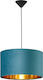 Fischer Honsel Aura Pendant Light Suspension for Socket E27 Turquoise