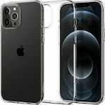 Spigen Liquid Crystal Back Cover Σιλικόνης Crystal Clear (iPhone 12 / 12 Pro)