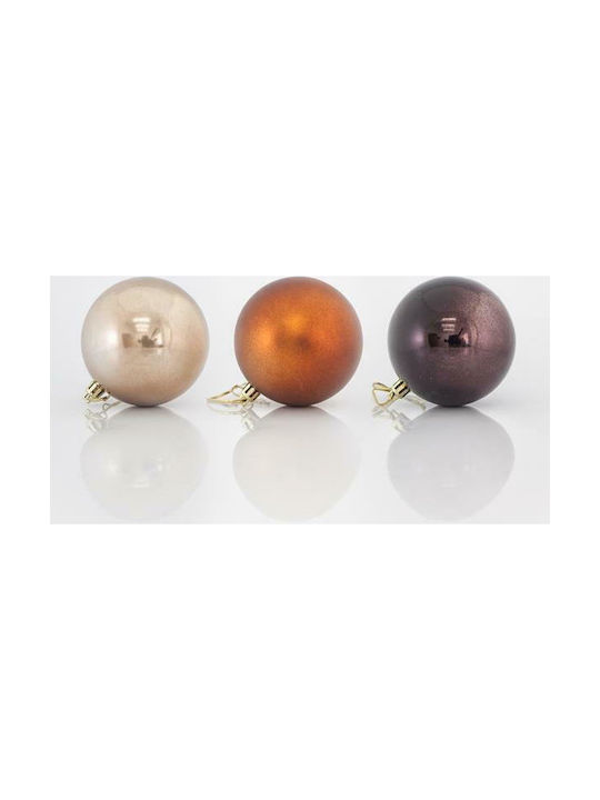 Eurolamp Christmas Plastic Ball Ornament Multic...