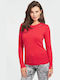 Guess Women's Long Sleeve Sweater Red