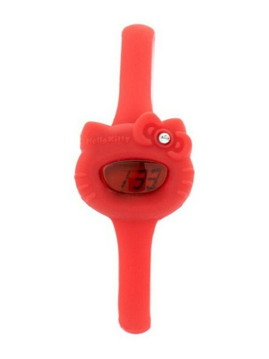 Hello Kitty Παιδικό Ψηφιακό Ρολόι 27mm Κόκκινο