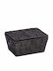 Wenko Storage Basket Plastic with Lid Black 19x14x10cm 1pcs