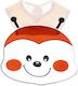 Neonato Σαλιάρα Υφασμάτινη με Αυτοκόλλητο Baby Bibs Lady Bug