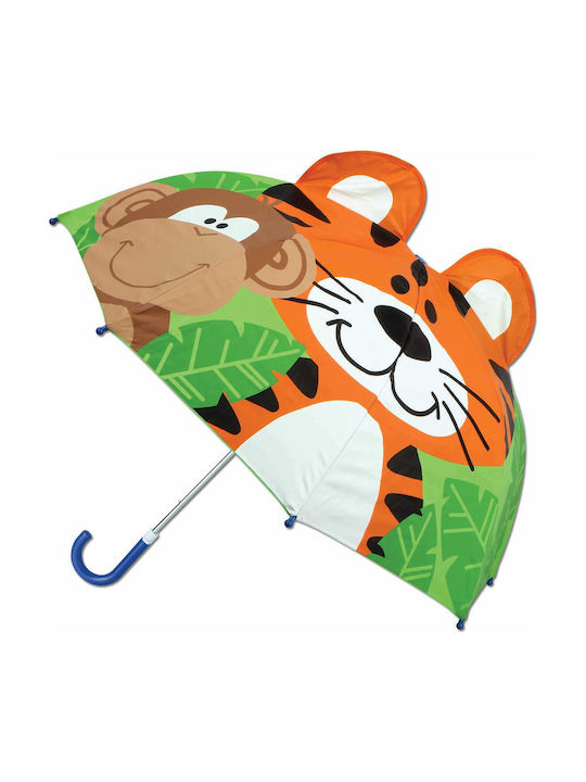 Stephen Joseph Pop Up Zoo Curved Handle Multicolour 69cm