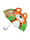 Stephen Joseph Παιδική Ομπρέλα Μπαστούνι Pop Up Zoo Πολύχρωμη με Διάμετρο 69εκ.