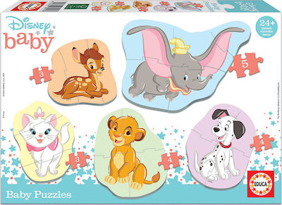 Kinderpuzzle Baby Disney Animals für 2++ Jahre 19pcs Educa