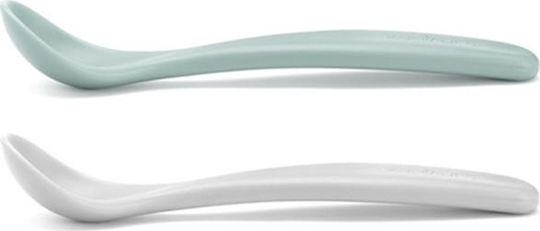 Suavinex Baby Set with Spoons made of Plastic for 6+ months Green 2pcs