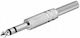 6.3mm Jack Stereo male Metallic