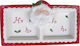 Christmas Platter Porcelain White L27xW15cm 1pcs