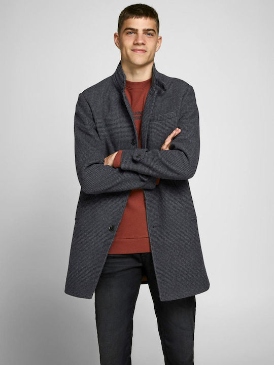 Men's Coat Dark Grey Melange