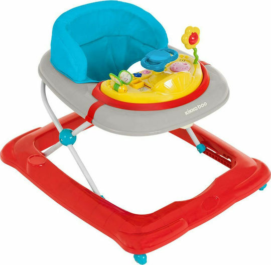 Kikka Boo Misty Baby Walker with Music Red