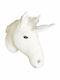 Wild & Soft Kinder Dekorative Tierbüste Tiere Weiß aus Stoff Claire 38x26cm
