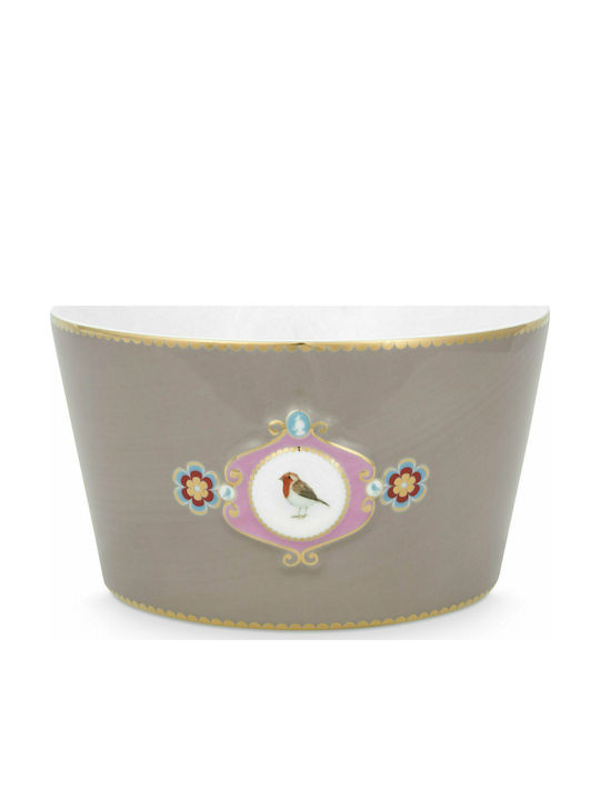 PiP Studio Love Birds Porcelain Salad Bowl Gray...