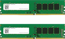 Mushkin Essentials 64GB DDR4 RAM cu 2 module (2x32GB) și Viteză 3200 pentru Desktop