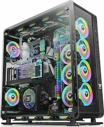 Thermaltake Core P8 TG Gaming Full Tower Κουτί Υπολογιστή με Πλαϊνό Παράθυρο Μαύρο