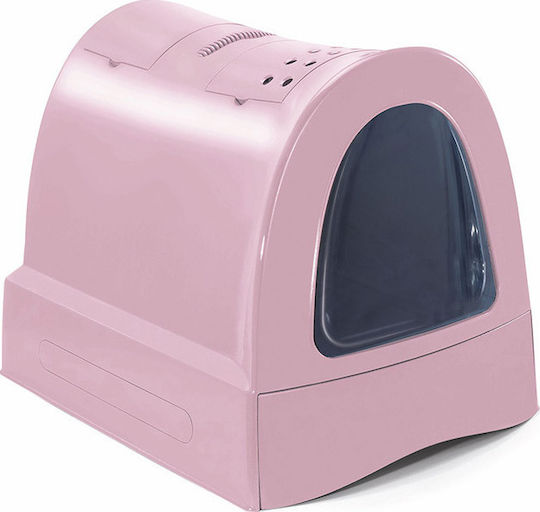 Imac Zuma Cat Toilet Closed with Filter Pink L56 x W40 x H42.5cm