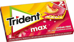 Trident 14 Chewing gum Max with Ροδάκινο / Καρπούζι Flavour Sugar Free 27gr