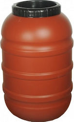 Miltoplast Πλαστικό Βαρέλι 200lt SR0911-200 με Διπλό Καπάκι και Λάστιχο