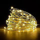50 Lights LED 5.3m. Warm White Battery in String 1pcs