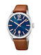 Lotus Watches Men's Watch 42mm Chronograph Battery with Brown Leather Strap