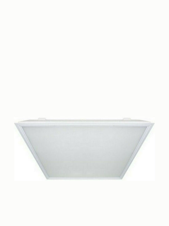 Aca Τετράγωνο Χωνευτό LED Panel 40W με Θερμό Λευκό Φως 3000K 60x60εκ.