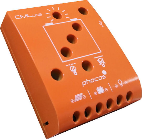Phocos CML-USB-20-2.2 Ρυθμιστής Φόρτισης PWM 24V 20A