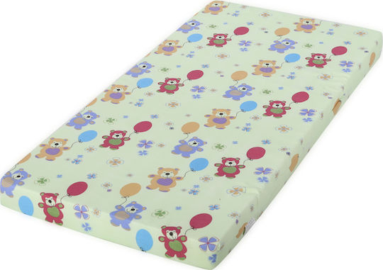 Lorelli Mattress Crib Classic Green 60cmx120cmx9cm