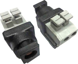 Tele Τροφοδοσίας με Πιεστικούς Ακροδέκτες CCTV Connector AA-092