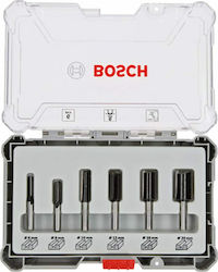 Bosch Σετ Φρέζες Καρβιδίου 6τμχ