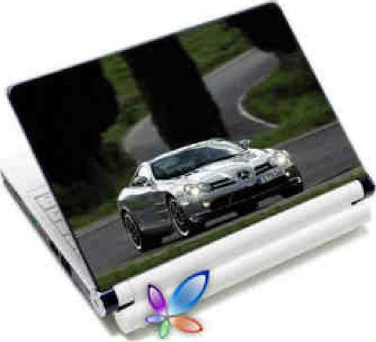 Lamtech Mercedes On The Road стикер за лаптоп 12.4" Многоцветен