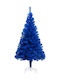 Christmas Blue Tree with Metallic Base H180cm