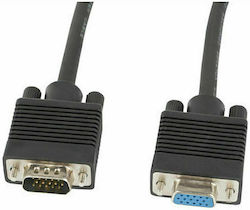 Lanberg VGA Stecker - VGA Buchse CA-VGAC-10CC-0050-B+