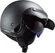 LS2 BOB CARBON Carbon Matt Motorcycle Helmet Jet ECE 22.05 900gr with Sunvisor OF601