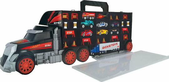 Dickie Set Camion Transportor Valiză și 7 Mașinuțe Set cu Camion pentru 3+ Ani
