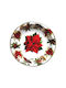 Christmas Plastic Salver Ornament D34cm