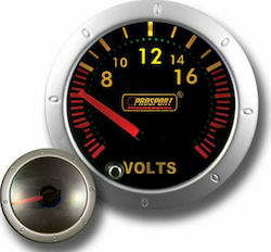 Auto Gs Volt Diamond Car Voltmeter Analog Instrument 52mm 90 Μοιρών