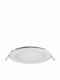 Aca Round Recessed LED Panel 26W with Warm White Light 3000K 30cm