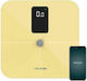 Cecotec Surface Precision 10400 Smart Healthy Vision Smart Ζυγαριά με Λιπομετρητή & Bluetooth σε Κίτρινο χρώμα