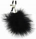 Sportsheets Feathered Nipple Clamps Σφιγκτήρες Θηλών σε Μαύρο Χρώμα