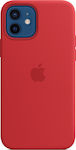 Apple Silicone Case with MagSafe Back Cover (PRODUCT)Red (iPhone 12 / 12 Pro)
